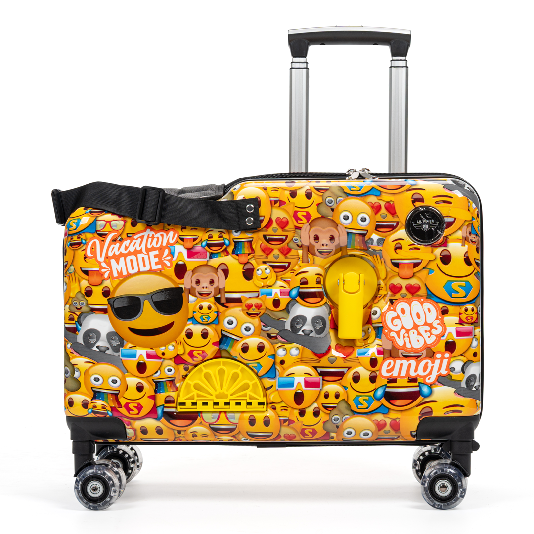 emoji® brand Ride-On Suitcase for Kids (TSA-Compliant)