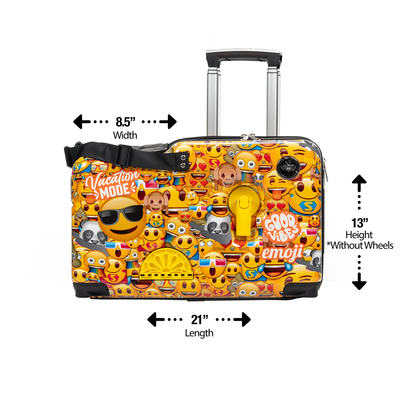 emoji® brand Ride-On Suitcase for Kids (TSA-Compliant)