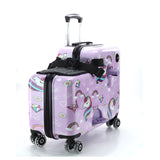 Younglingz Lil Flyer 20 Kid Ride on Suitcase Child Stroller Spinner Luggage (Dog)